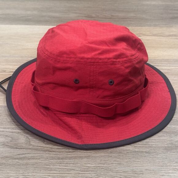 Jordan Jumpman Bucket Hat With Drawstring L/XL Red Black Streetwear EUC Rare - Picture 4 of 8